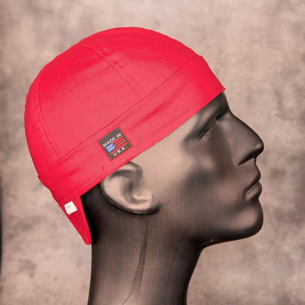 Red Cotton Welding Cap