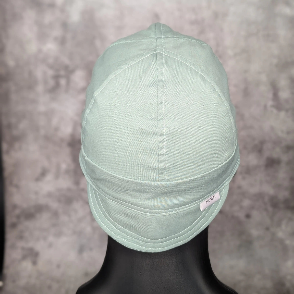 Gorro de soldador verde espuma de mar