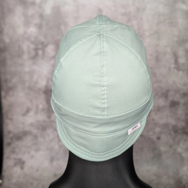 Gorro de soldador verde espuma de mar