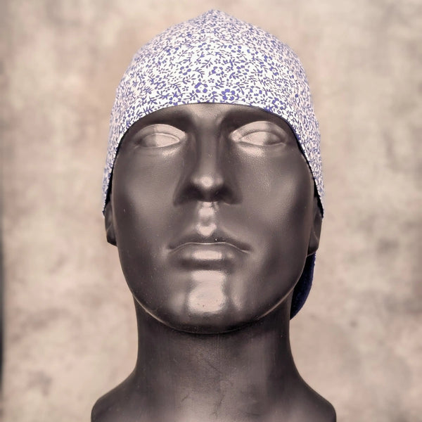 Navy Floral Welding Hat
