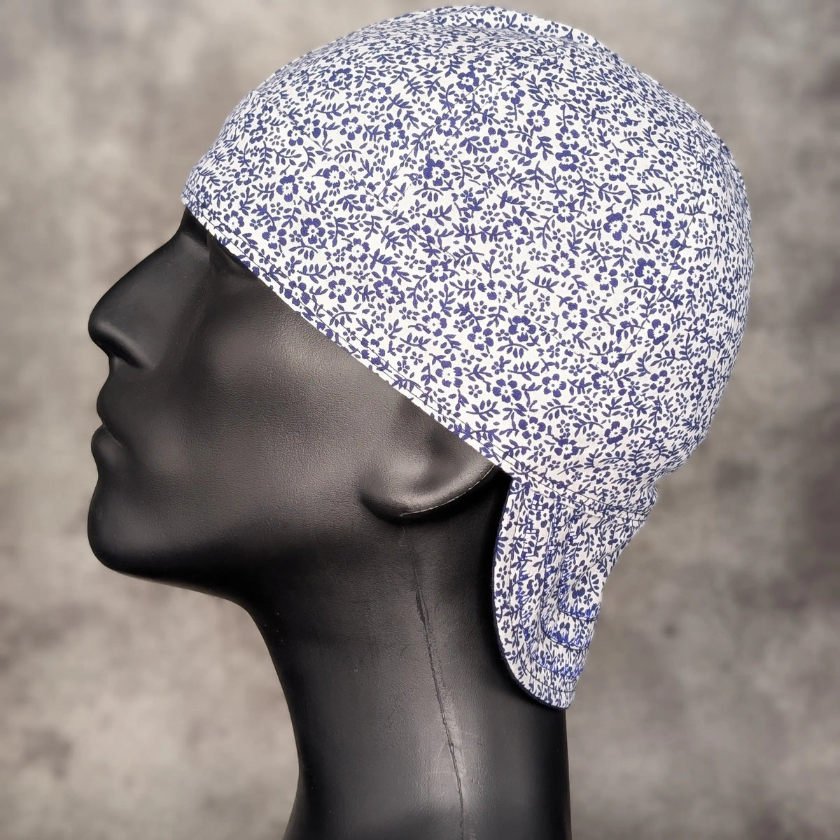 Navy Floral Welding Hat