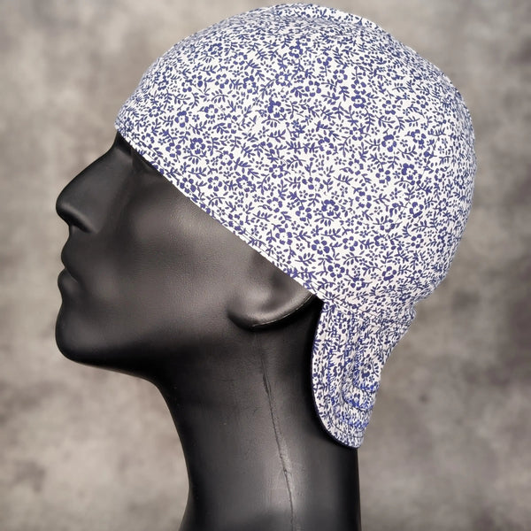 Navy Floral Welding Hat