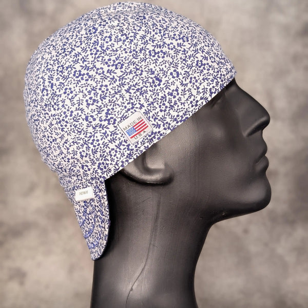 Navy Floral Welding Hat