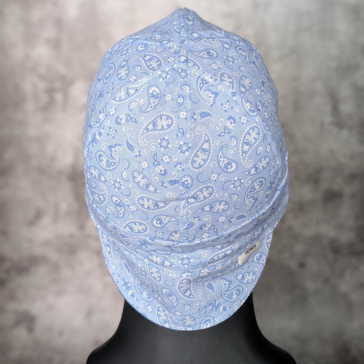 Sky Paisley Bandanna Cotton Welding Cap