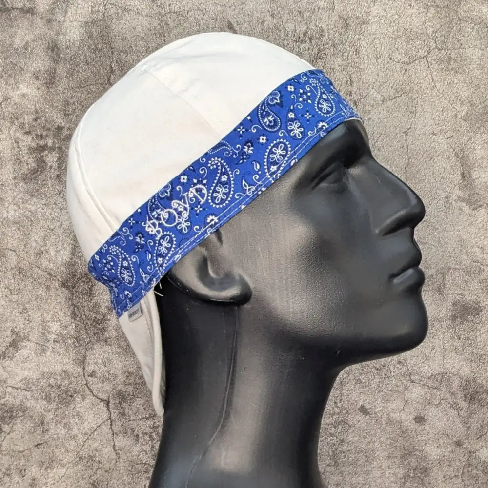 Paisley - Bandanna 2 Tone Cotton Welding Cap |  HD Welding Hats