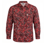 WoahBros Red Paisley FR Cotton Work Shirt