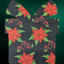 Poinsettia 2 Cotton Welding Cap |  HD Welding Hats