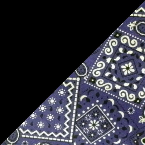 Black w/ Purple Bandanna Band & Brim