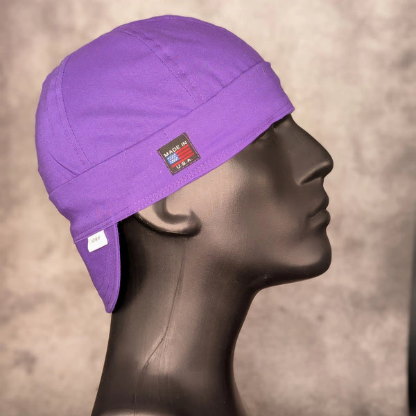 Purple Cotton Welding Cap |  HD Welding Hats