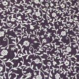 Purple Floral Welding Cap – White Vine Print |  HD Welding Hats