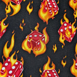 Red Dice Cotton Welding Cap |  HD Welding Hats