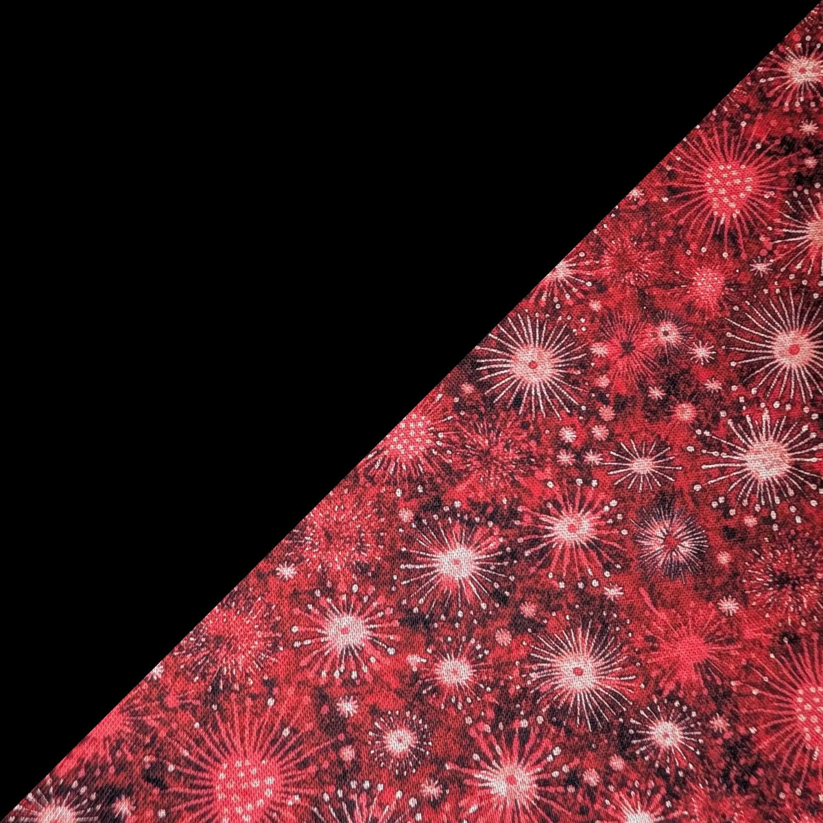 Black w/ Red Sparks Band & Brim