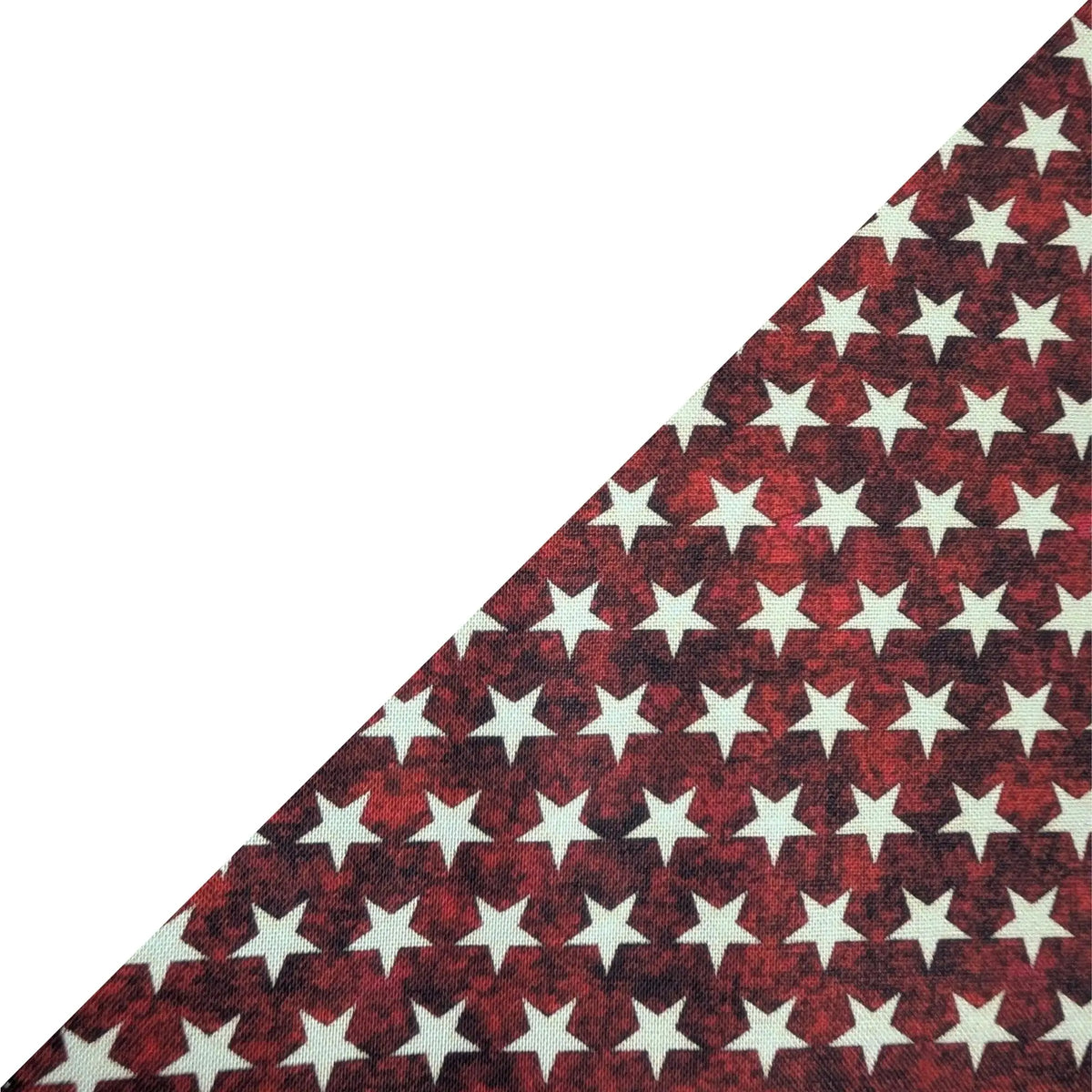White w/ Red - White Stars Band & Brim