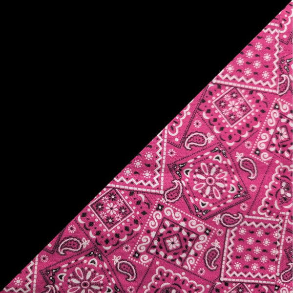 Black w/ Rose Bandanna Band & Brim