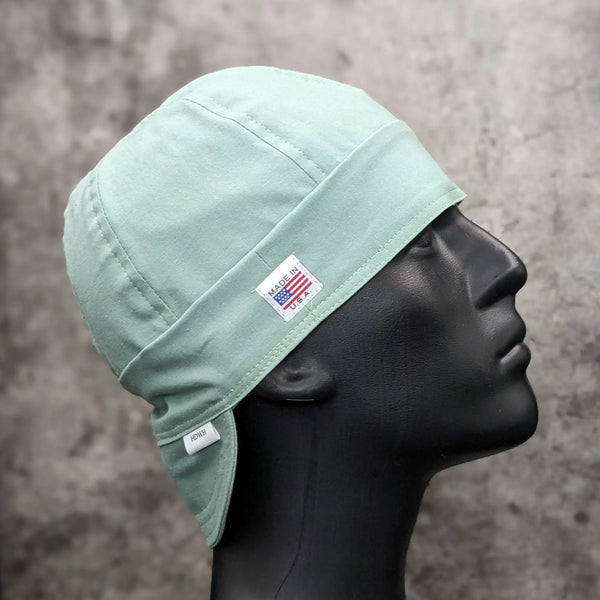 Sea Foam Green Cotton Welding Cap |  HD Welding Hats