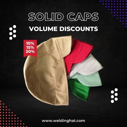 Solid Colored Welding Caps Sale image