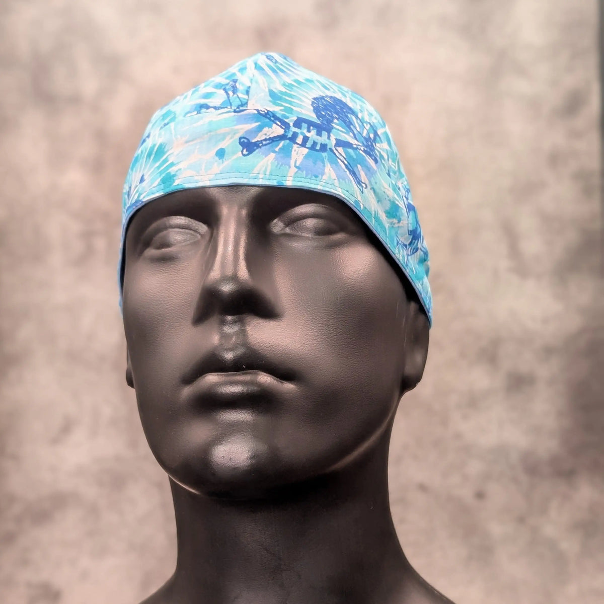 Tie-Dye Skulls Cotton Welding Cap |  HD Welding Hats