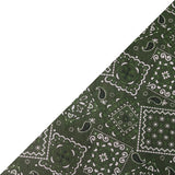 White  w/ Hunter Green Bandanna Band & Brim