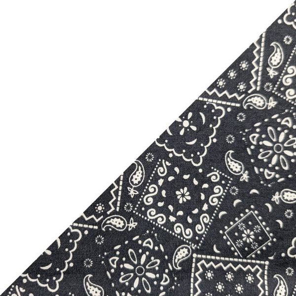 White w/Black Bandanna band & brim