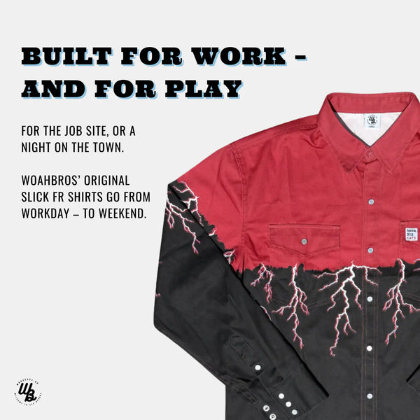 WoahBros McQueen FR Cotton Work Shirt |  HD Welding Hats