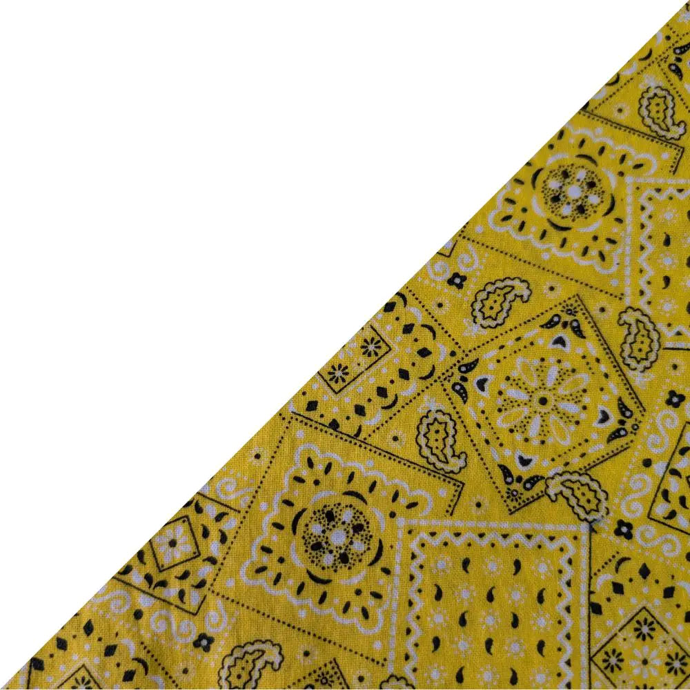 Yellow Bandanna 2 Tone Cotton Welding Cap |  HD Welding Hats