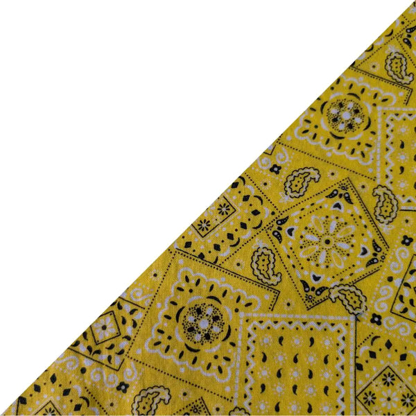 Yellow Bandanna 2 Tone Cotton Welding Cap |  HD Welding Hats