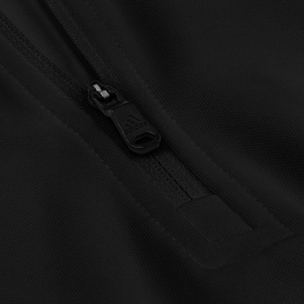 Black Adidas Quarter Zip Pullover zipper