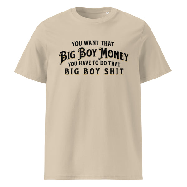 Big Boy Money Tee in desert sand color