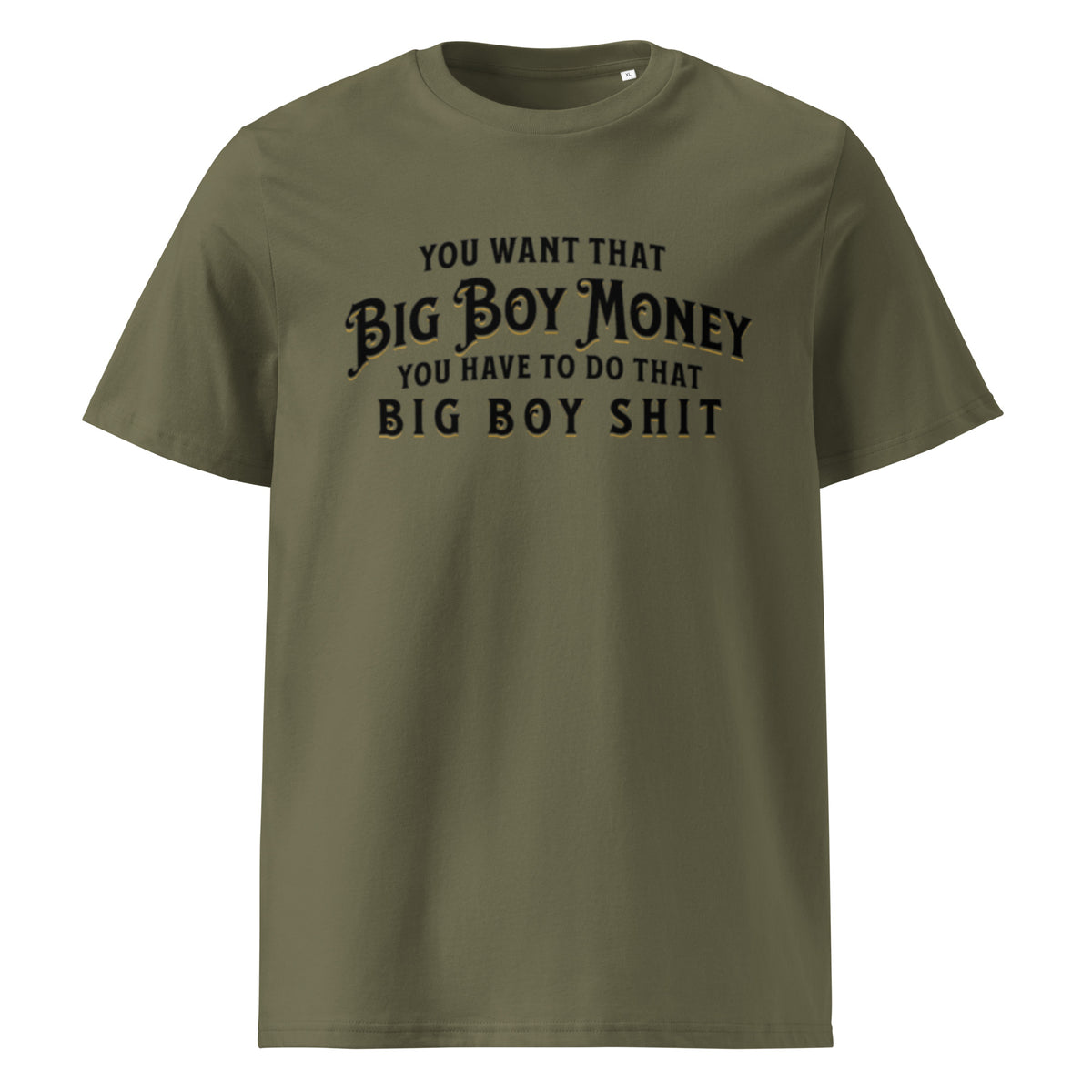 Big Boy Money Tee in Khaki