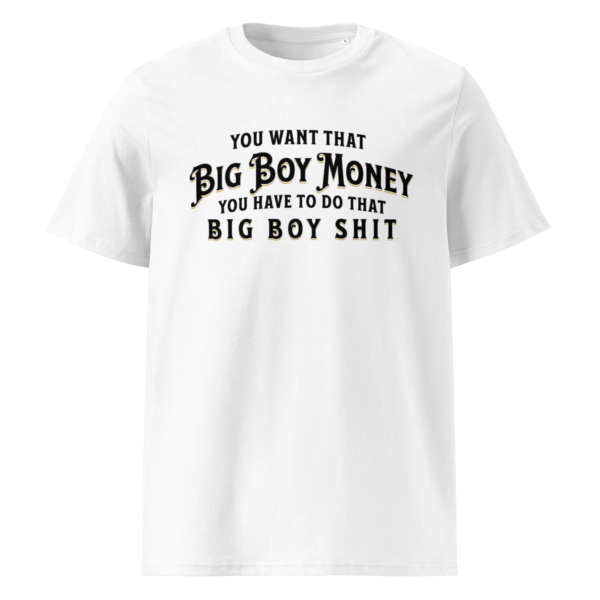 Big Boy Money Tee in white