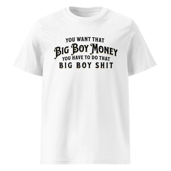 Big Boy Money Tee in white
