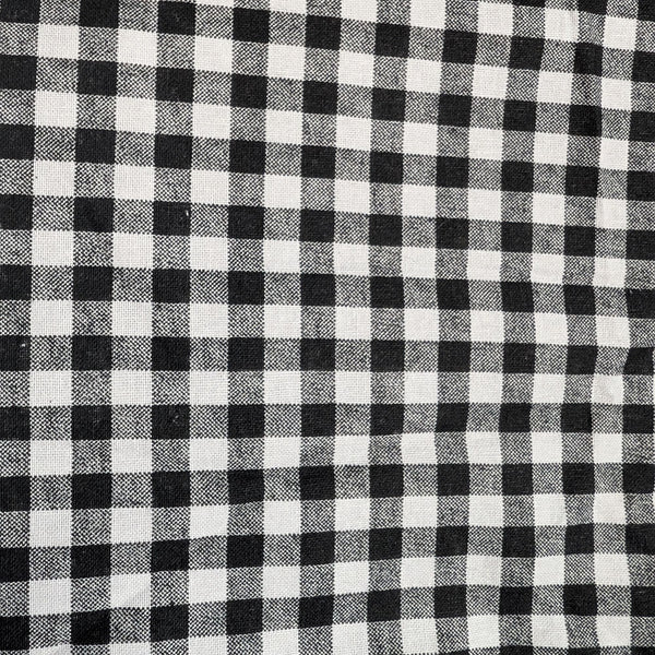 Black Checks welding cap fabric