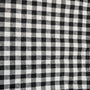Black Checks welding cap fabric