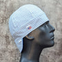 Blue Houndstooth Welding Cap