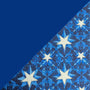 Navy Kaleidoscope Stars 2 Tone Cotton Welding Cap