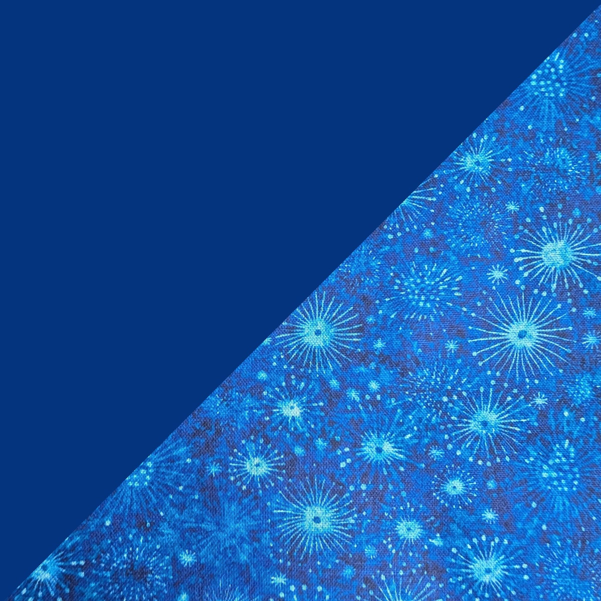 Blue Sparks 2 Tone Cotton Welding Cap
