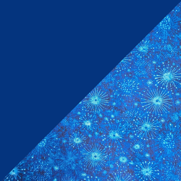 Blue Sparks 2 Tone Cotton Welding Cap