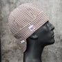 Brown Houndstooth Welding Cap