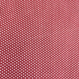 Burgundy Pin Dot welding cap fabric