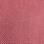 Burgundy Pin Dot welding cap fabric