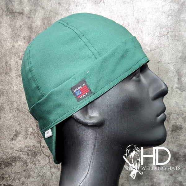 Hunter Green Welding Cap