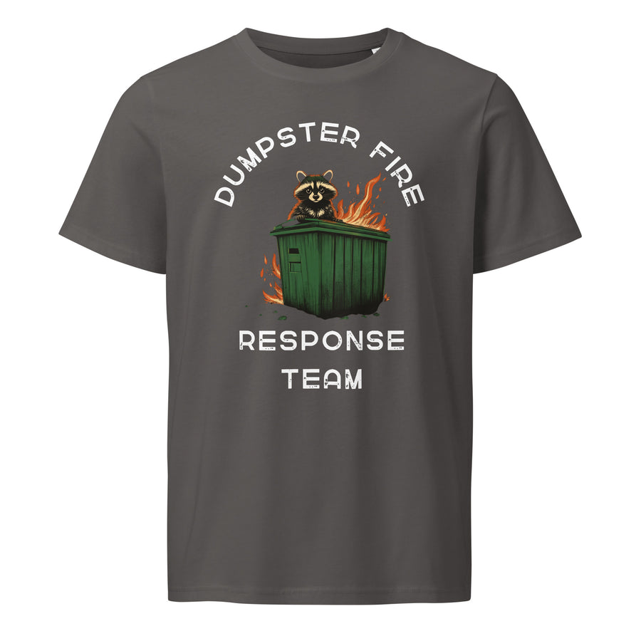 Dumpster Fire T-shirt in Anthracite color - HD Welding Hats