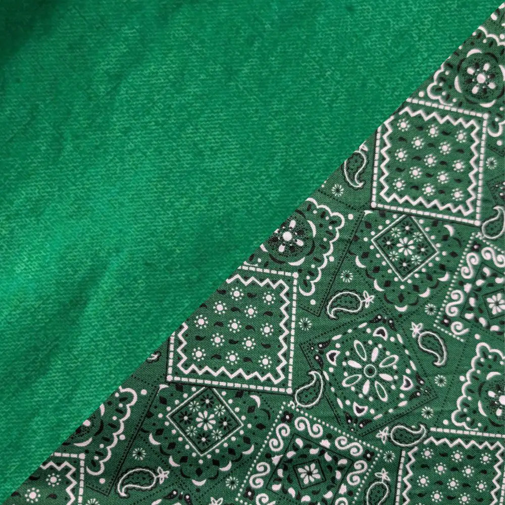 Kelly Green Bandanna 2 Tone Welding Cap