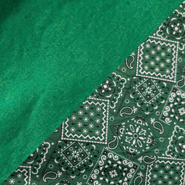 Kelly Green Bandanna 2 Tone Welding Cap