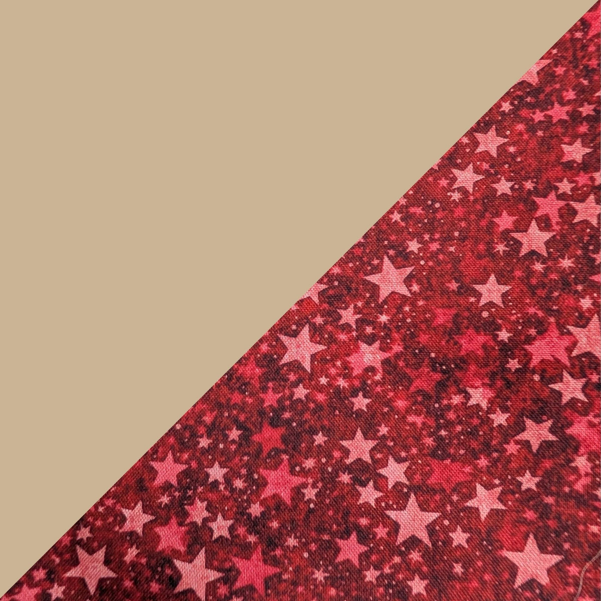 Red Stars 2 Tone Cotton Welding Cap