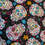 Large Cantina Sugar Skulls welding cap fabric
