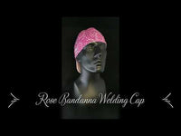 Rose Bandanna Welding Cap