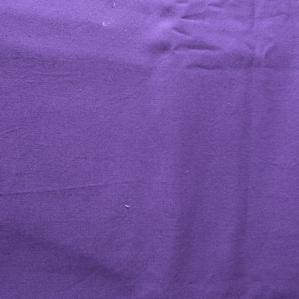 Purple Welding Cap fabric close-up showing solid purple cotton fabric.