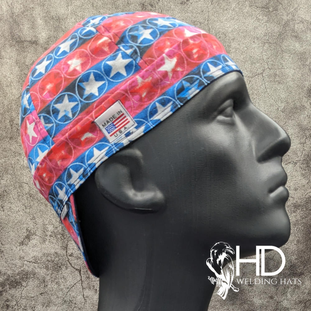 Stars & Stripes Welding Cap