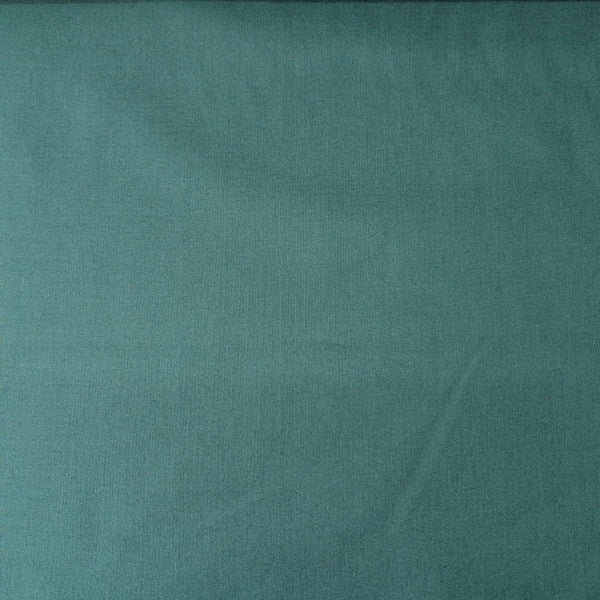 Teal Cotton Welding Cap fabric close-up showing solid teal cotton fabric.